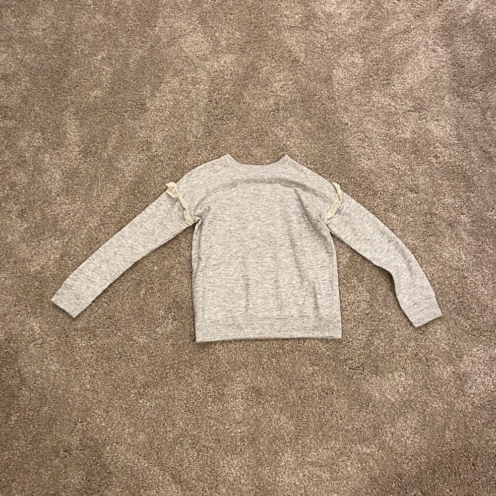 ruffle sleeved pullover